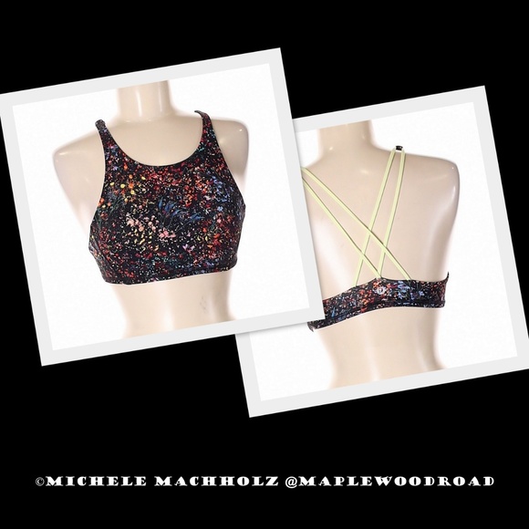 lululemon athletica Other - Lululemon Free To Be Bra High Neck Flowerescent 4